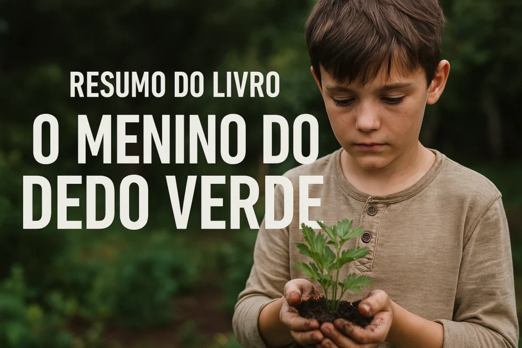 o menino do dedo verde resumo