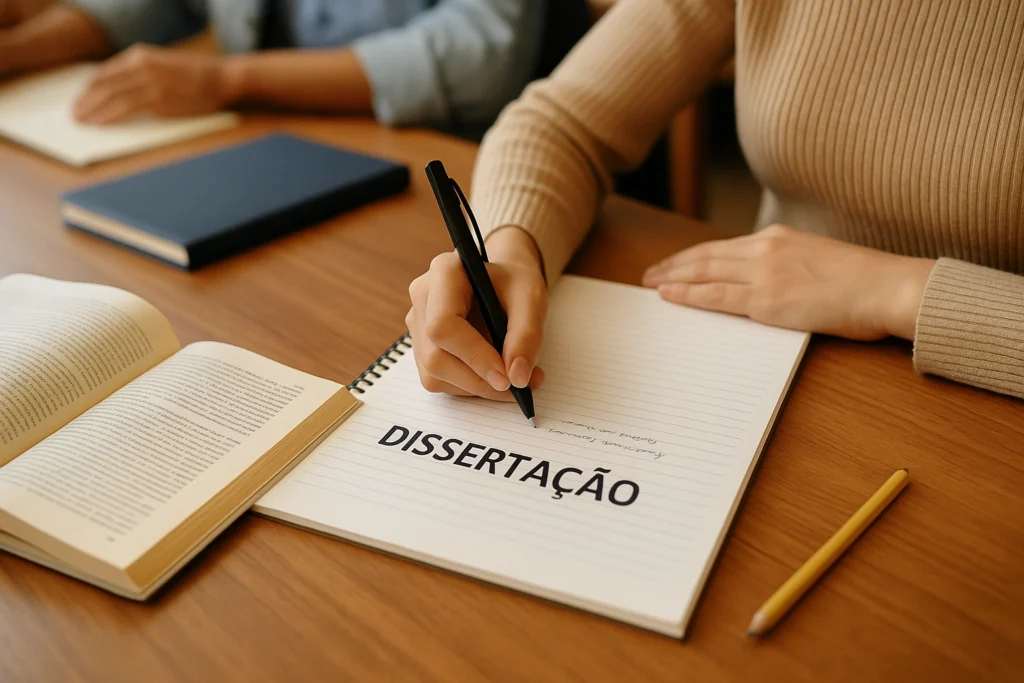 como escrever uma dissertação