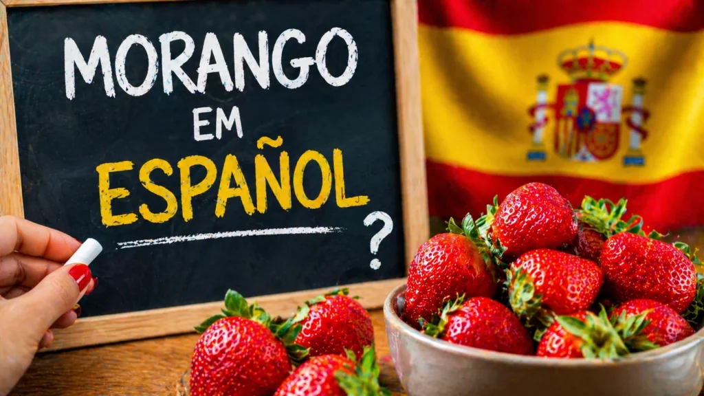 Morango em espanhol pode parecer uma das palavras mais simples de aprender