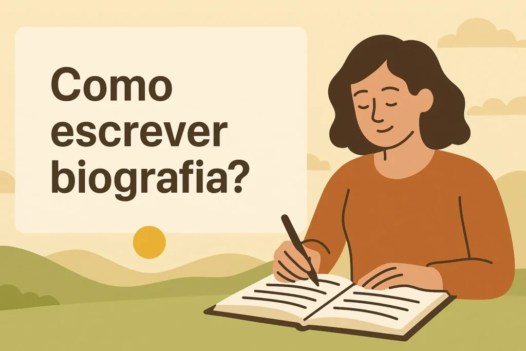 como fazer uma biografia