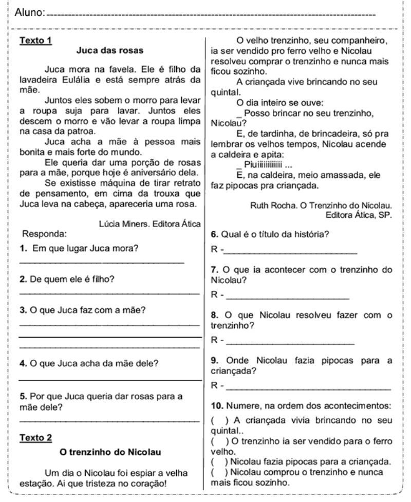 temas para produção textual 4 ano