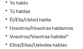 Como Conjugar Verbos em Espanhol no Presente do Indicativo