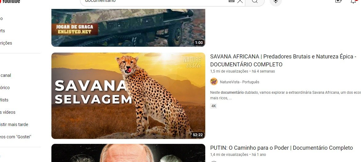 documentários