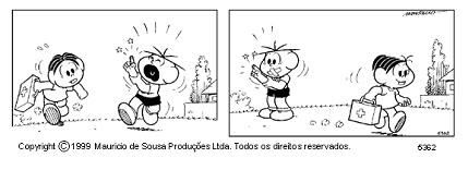tira de produção de texto