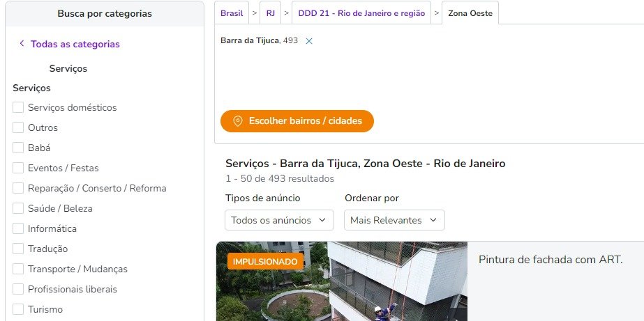 vagas de empregos na OLX RJ