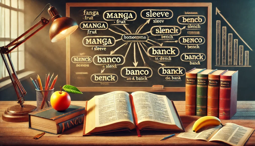 palavras iguais com significados diferentes