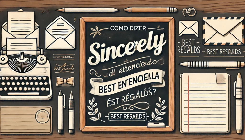 Como dizer atenciosamente em inglês