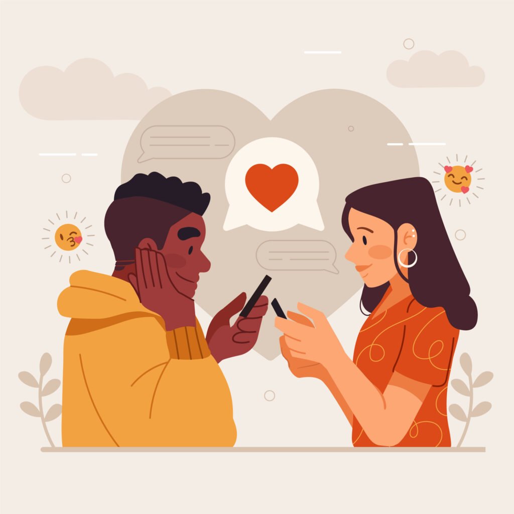 mensagem para deixar ela pensando em mim