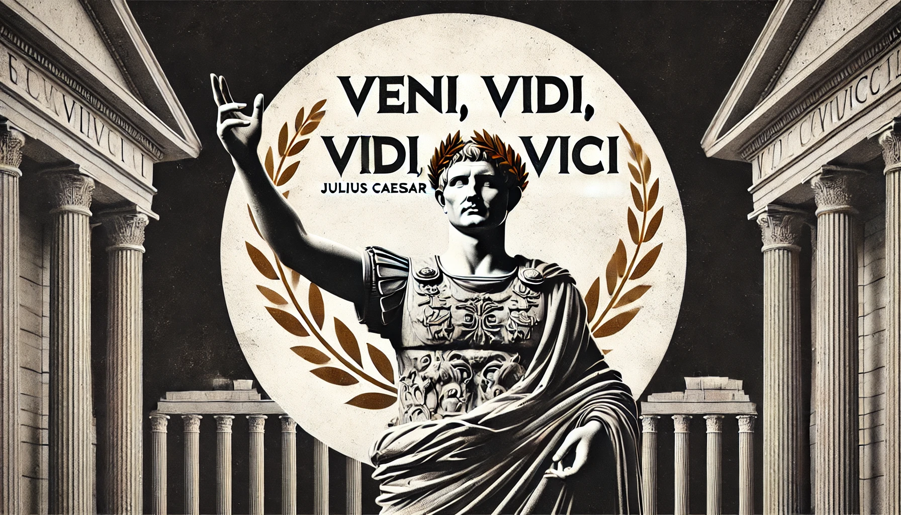 De quem é a frase Vim Vi e Venci?