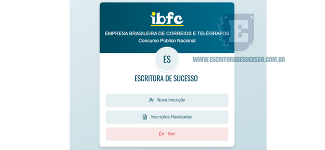Como se inscrever no Concurso dos Correios