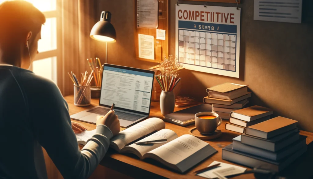 como montar um cronograma de estudos para Concurso