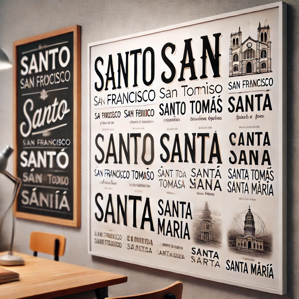 Santo em espanhol: como se escreve?