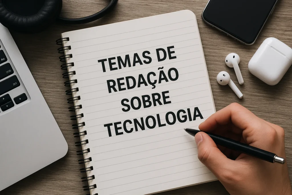 temas de redação sobre tecnologia