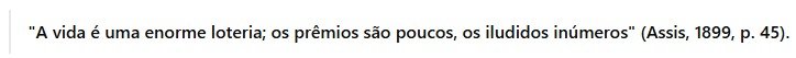 citação direta curta