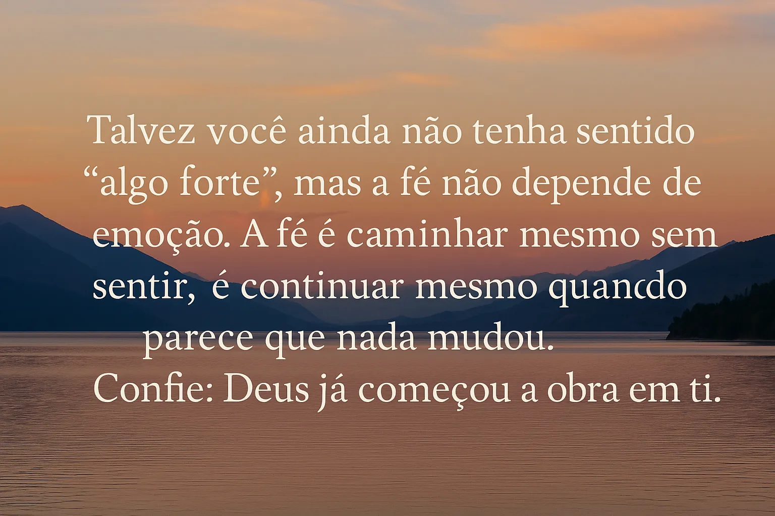 carta para jovem em retiro evangélico