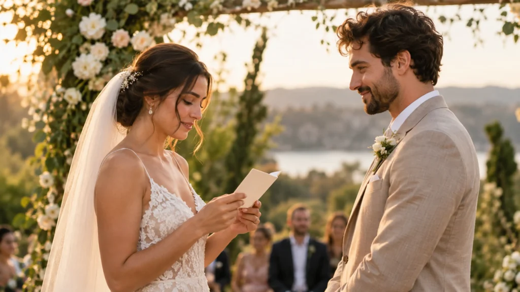 escrever votos de casamento sinceros