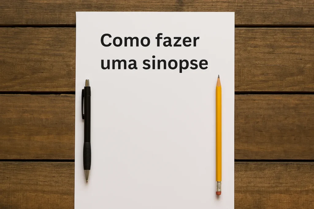 como fazer uma sinopse