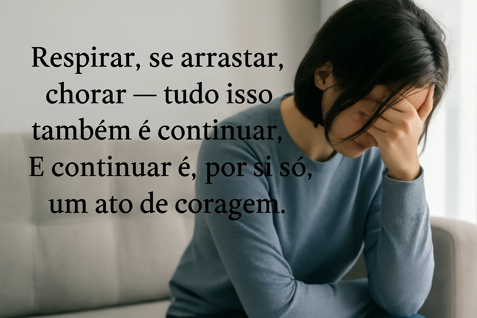 mensagem de apoio para quem tem depressão
