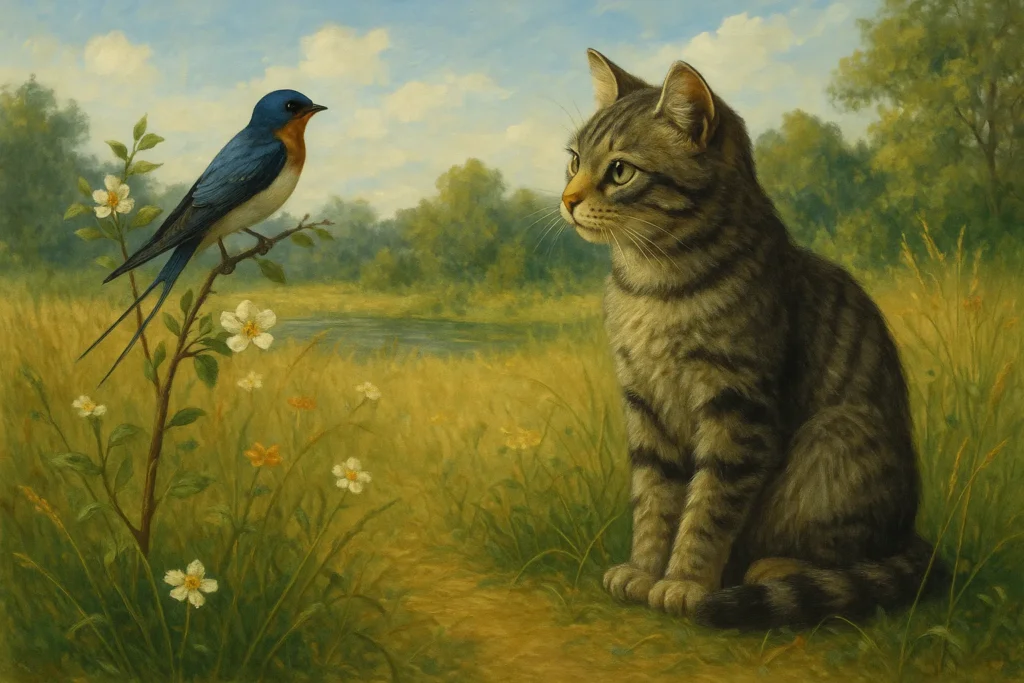 resumo do livro o gato malhado e a andorinha sinhá