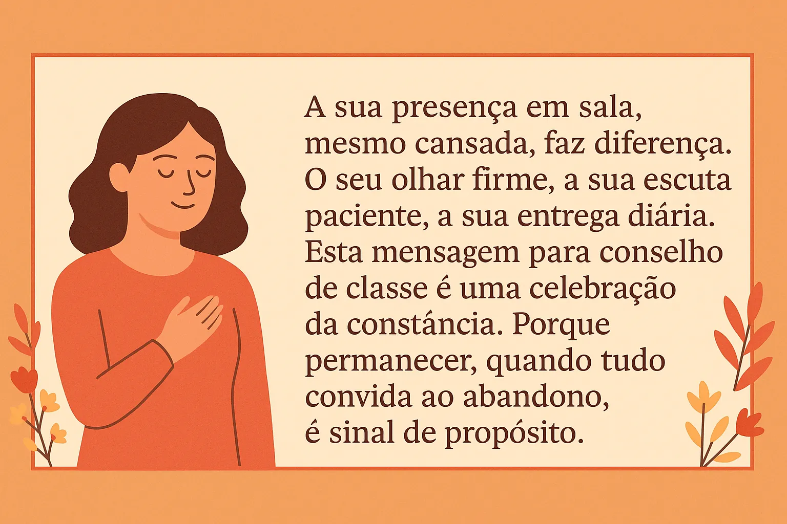 texto para conselho de classe
