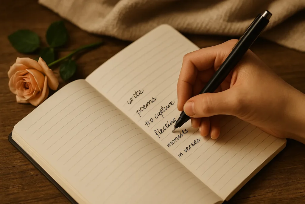 escrever poemas