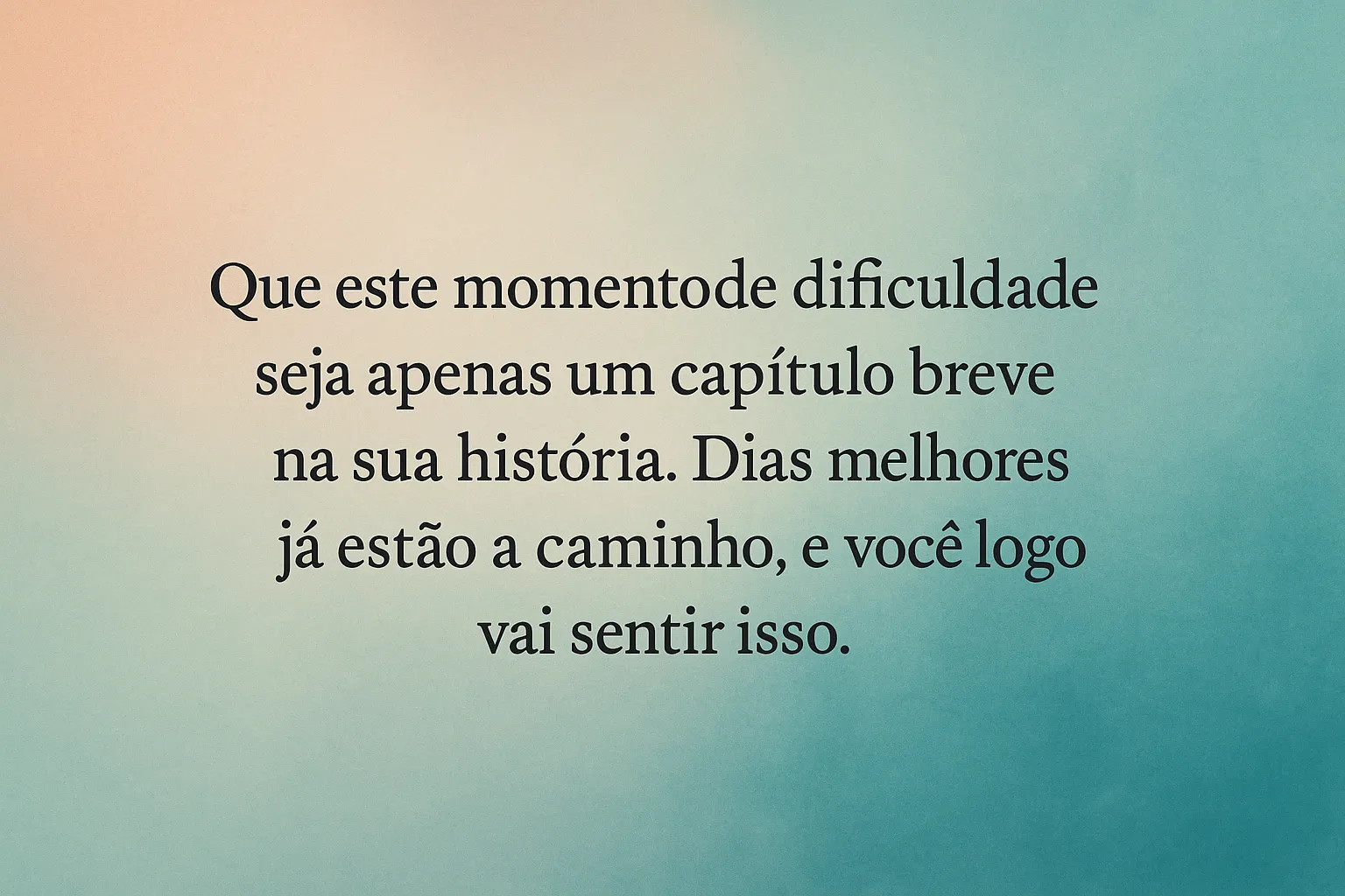 mensagem para restaurar a saúde