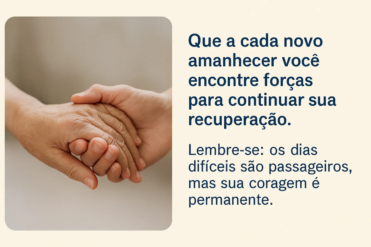 mensagem para recuperação de saude