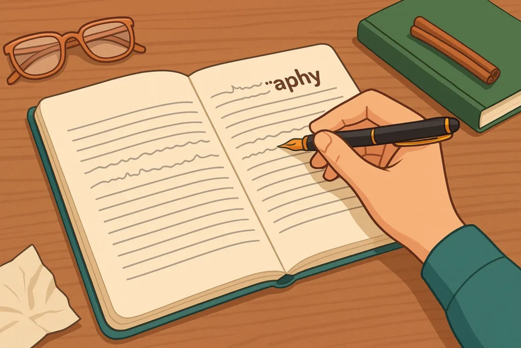 como escrever uma autobiografia