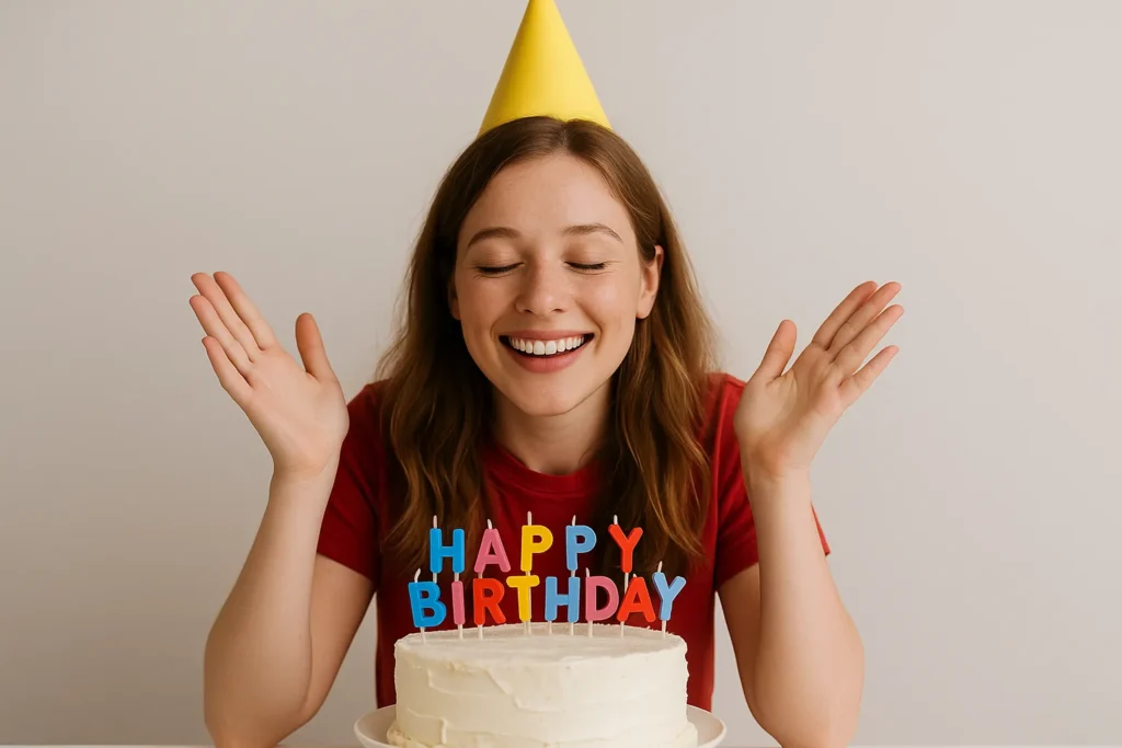 como se escreve parabéns para mim em inglês