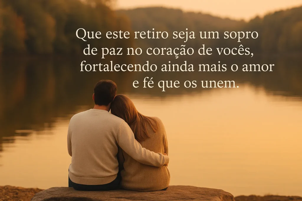 mensagem para casal em retiro