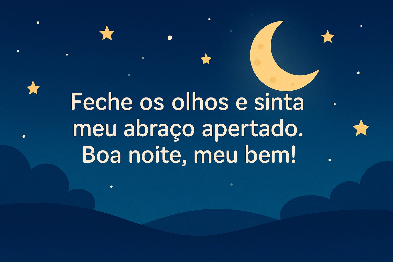 mensagem de boa noite