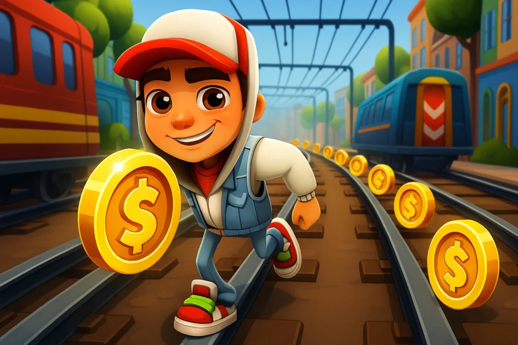 dinheiro infinito no Subway Surf