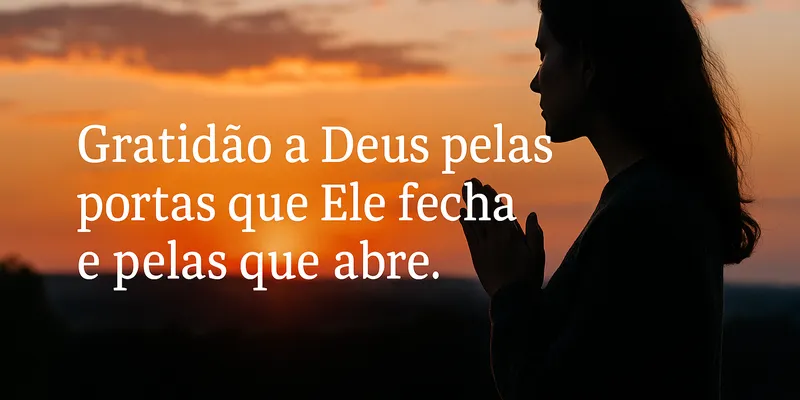 gratidão a Deus por tudo