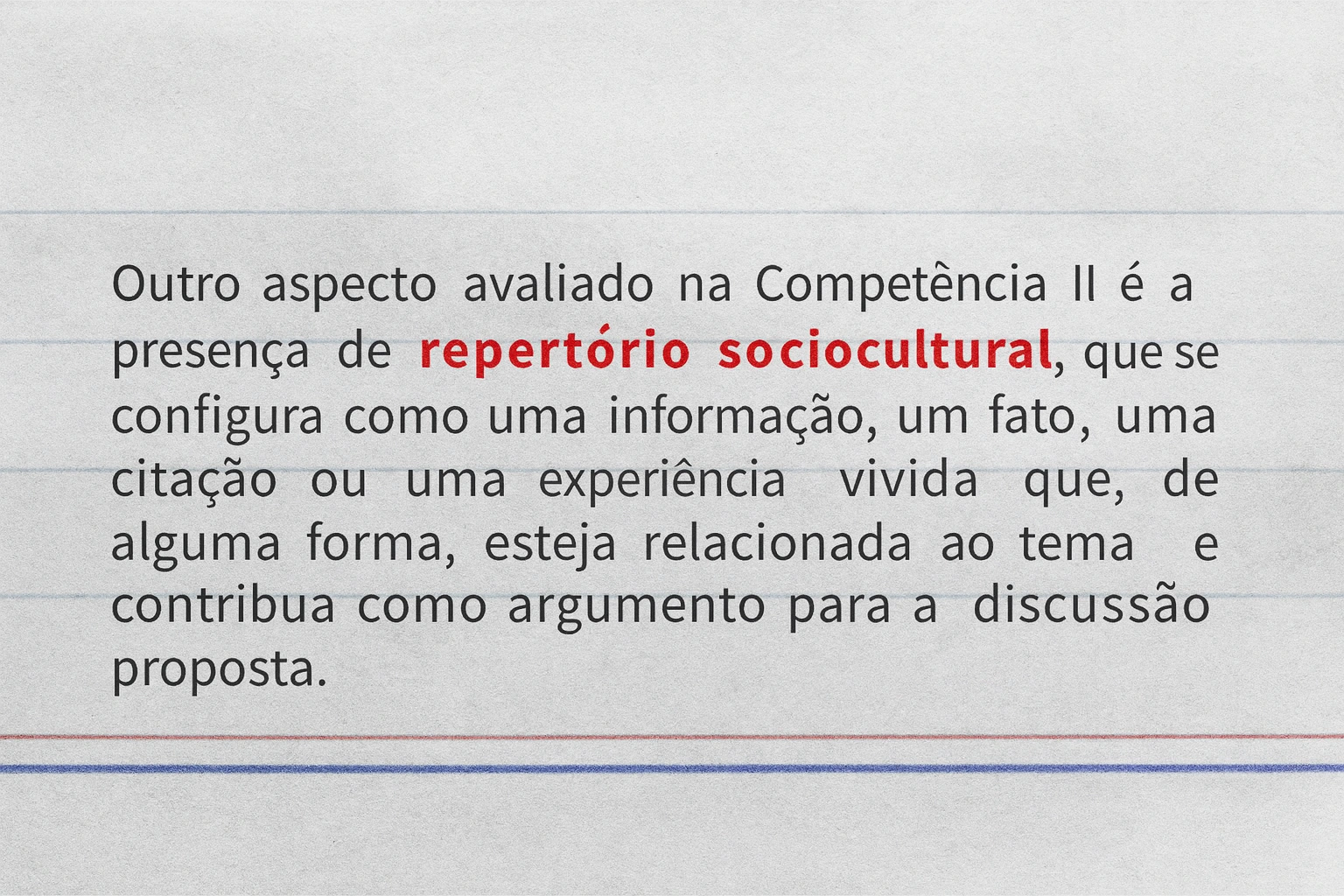 repertório enem