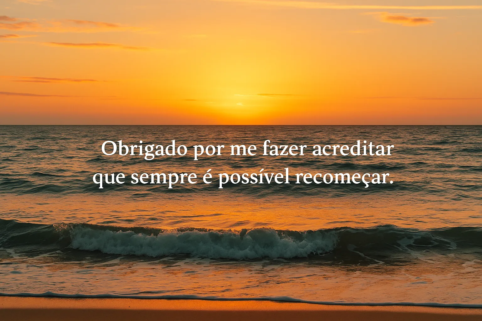 mensagem de agradecimento