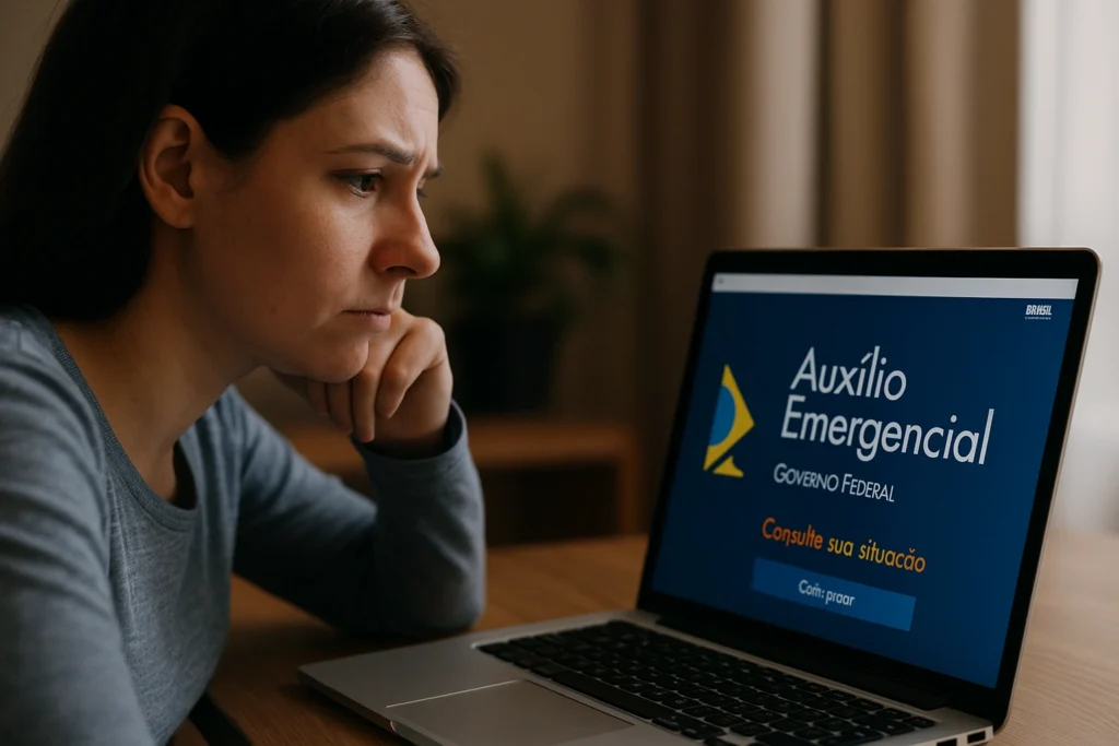 devolver auxílio emergencial