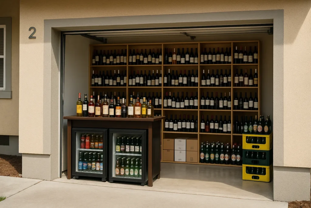 posso abrir uma adega na minha garagem