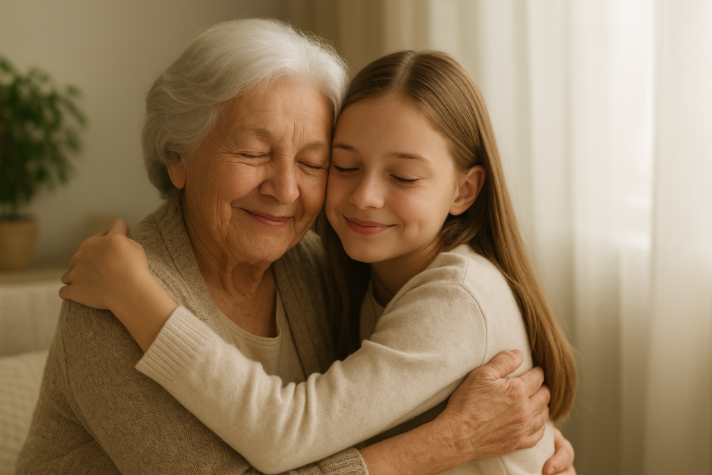 carta para neta em retiro religioso