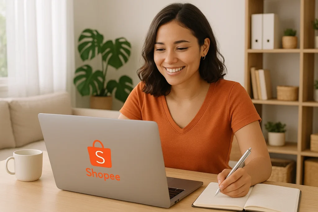 como trabalhar online para Shopee