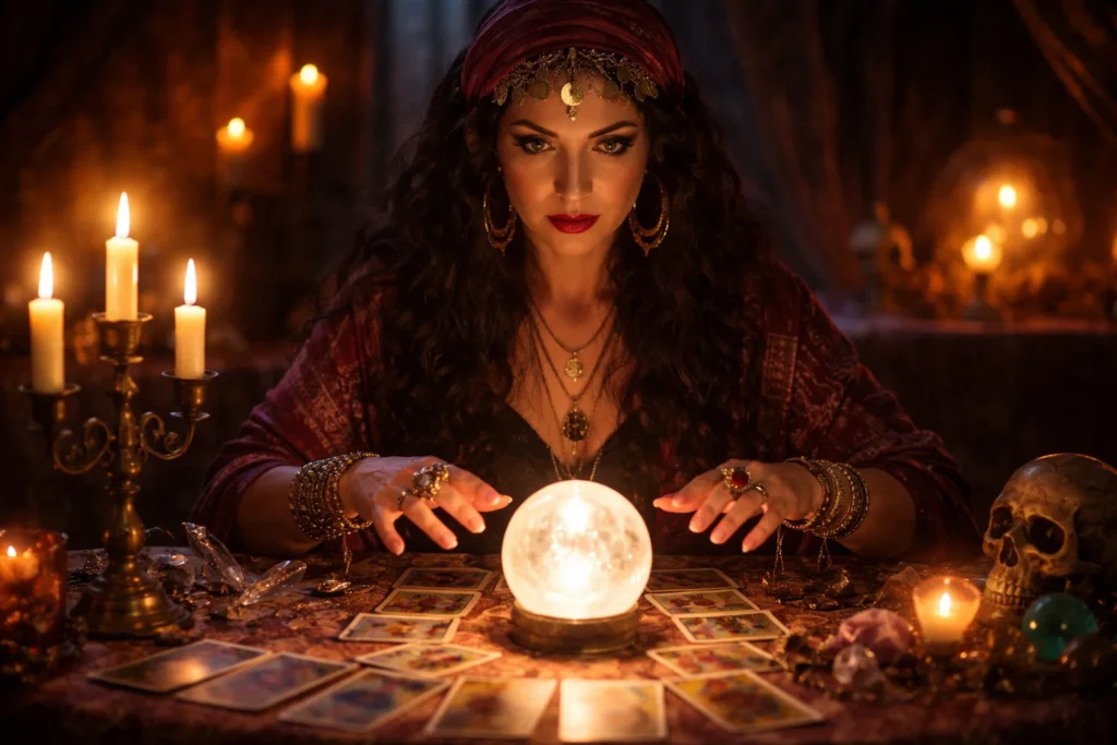 cartomante em inglês