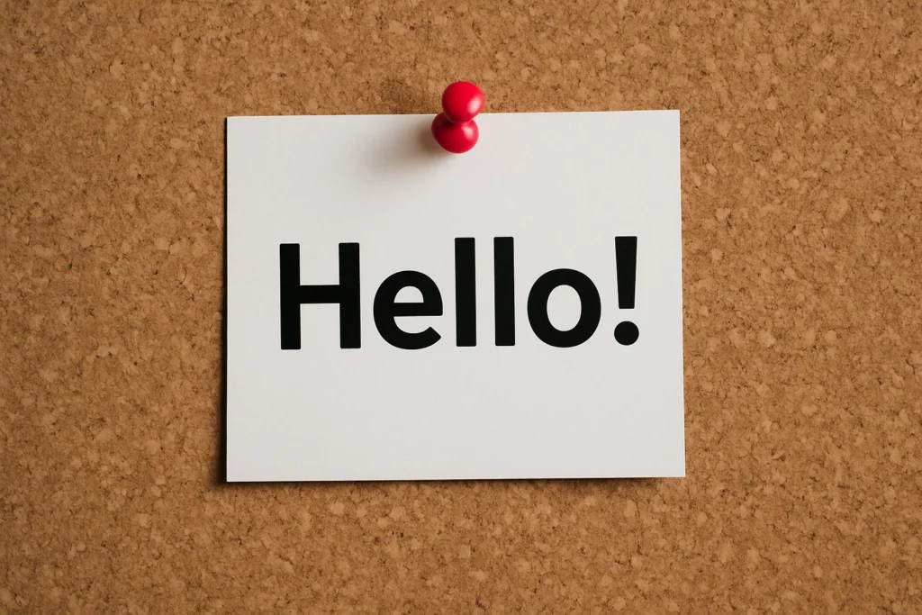 como escrever oi em inglês