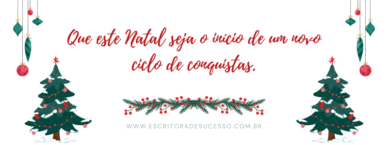 frases de Natal para clientes curtas