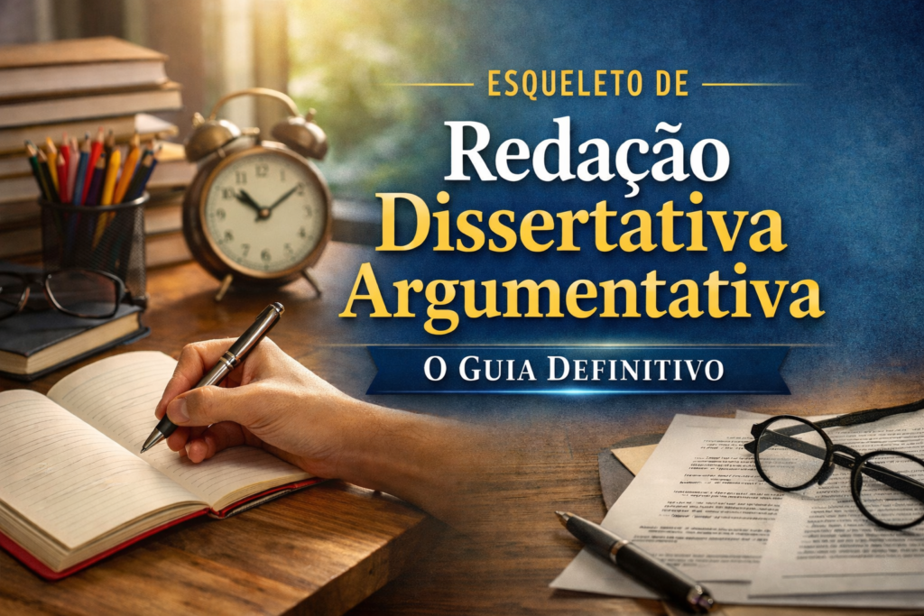 esqueleto de redação dissertativa argumentativa