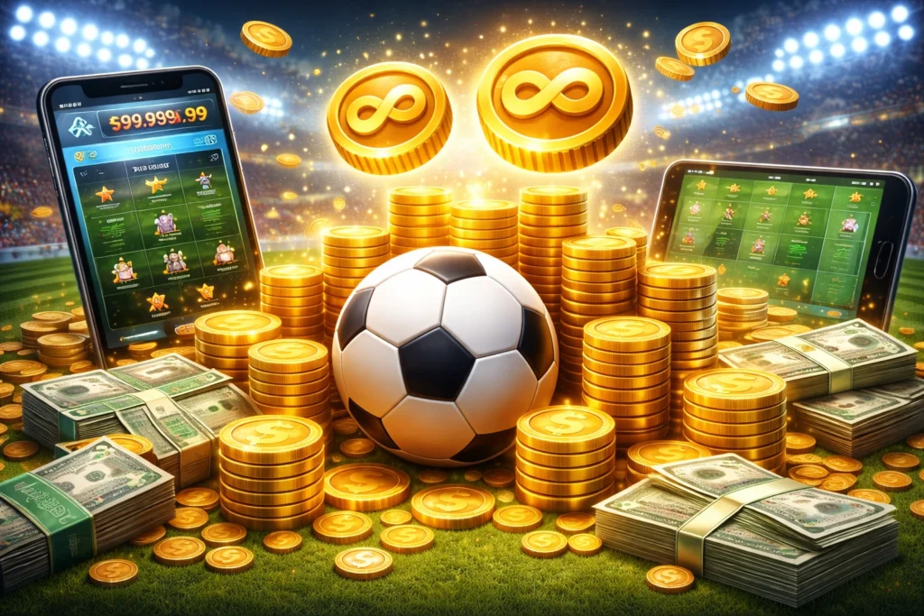 world soccer champs dinheiro infinito