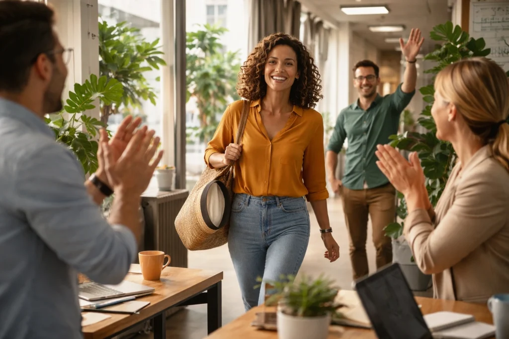 mensagem de boas-vindas retorno de férias