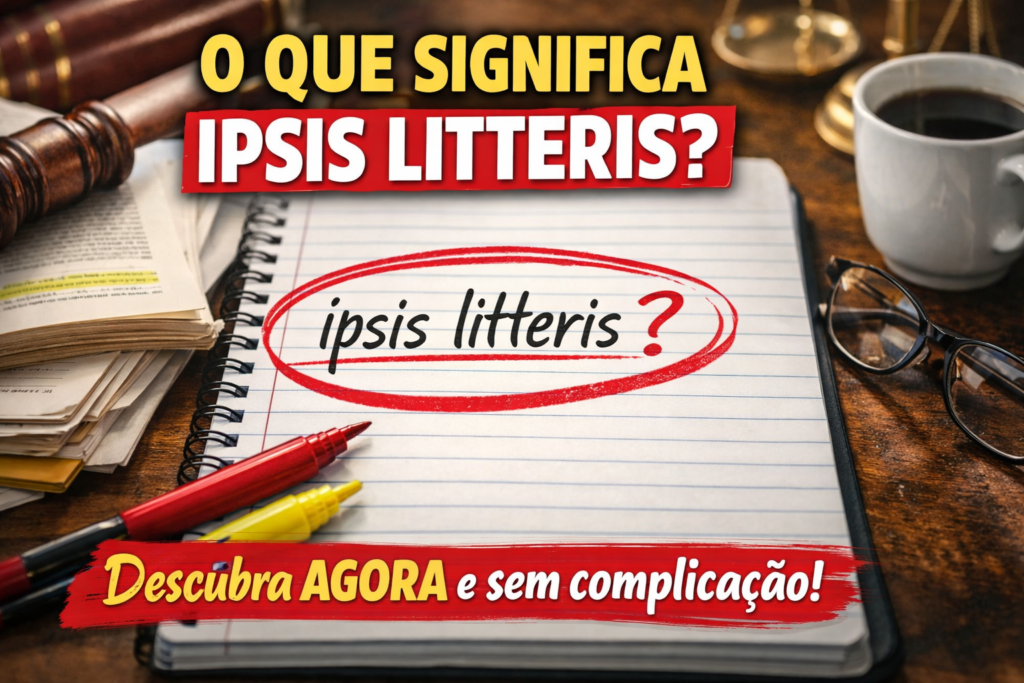 o que significa ipsis litteris