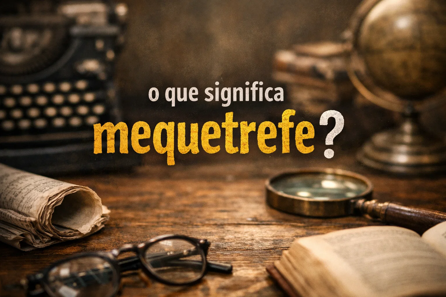 Parece xingamento leve, mas o que significa mequetrefe pode te ...