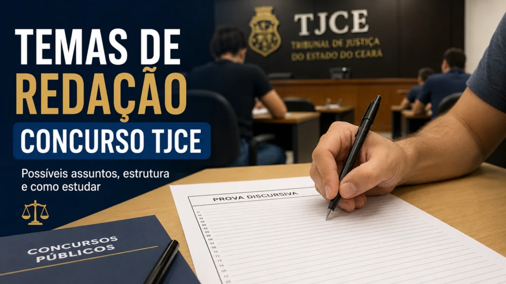temas de redação concurso TJCE