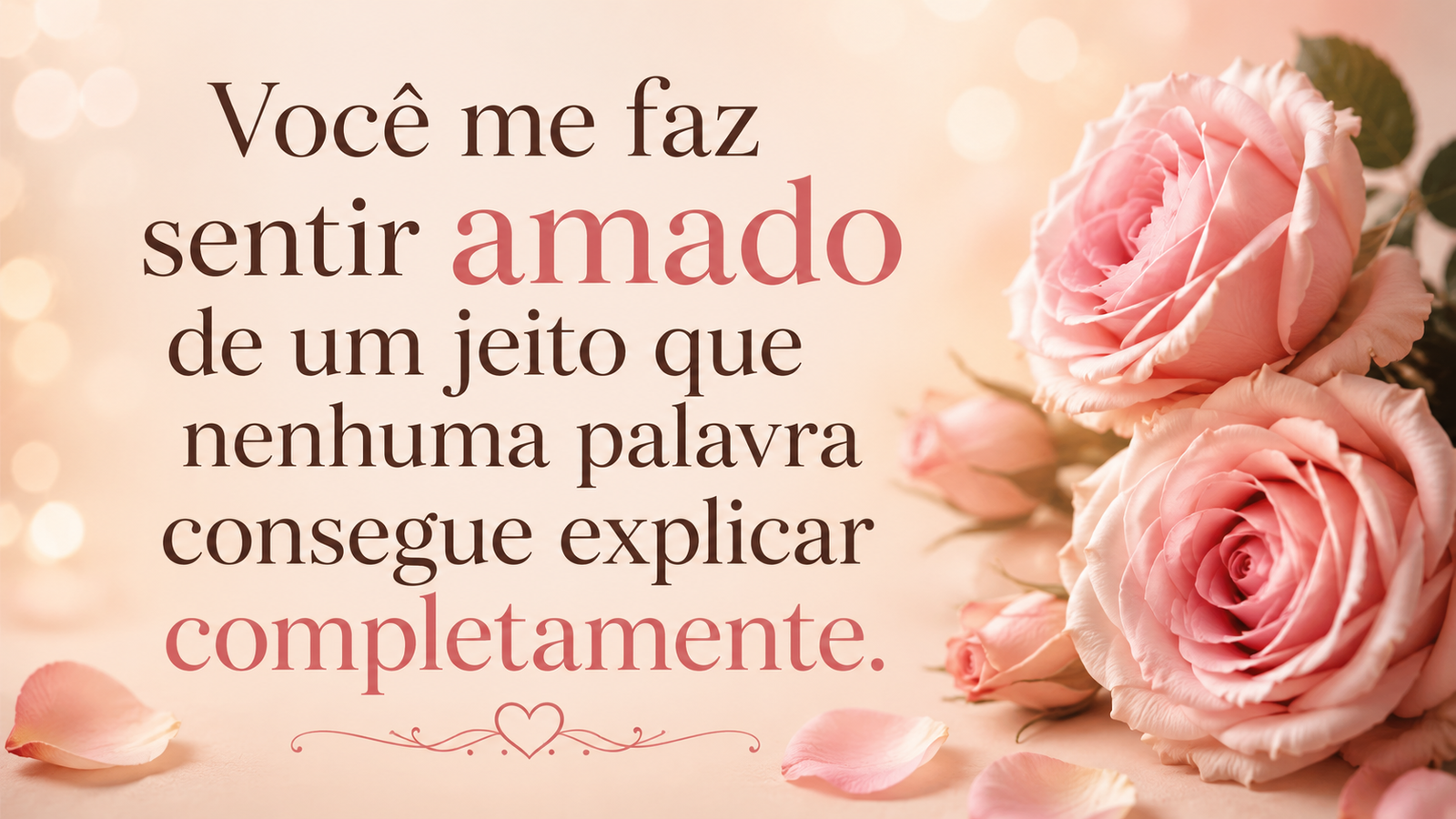 frase romântica para namorada