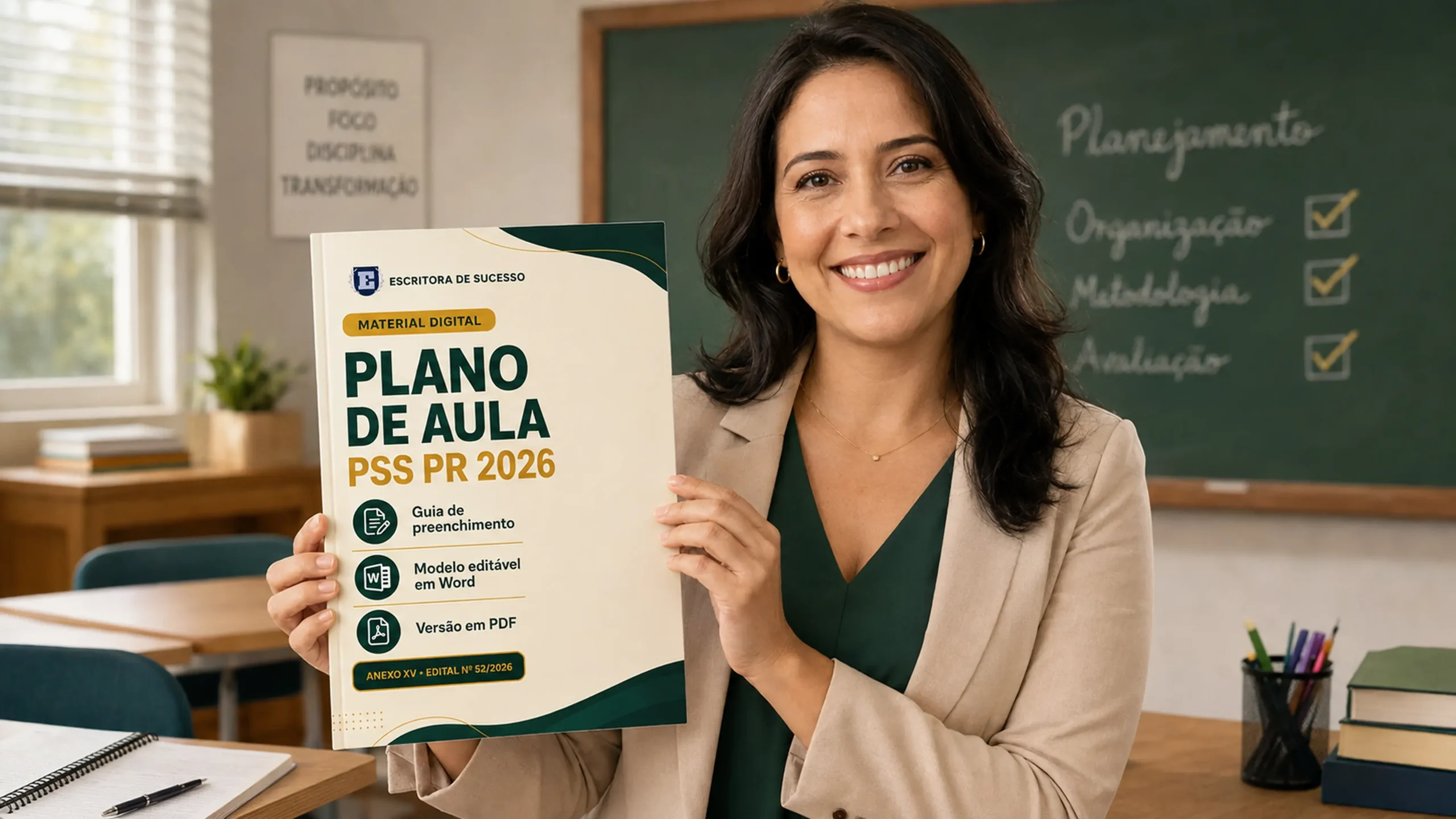 plano de aula editável